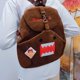 thumbnail image 2 of Gran oferta, mochila grande Kawaii Domo Kun, bandolera, bonitos periféricos de anime marrones, bolsos pequeños tipo mensajero con espejo, regalos de cumpleaños, 2 of 5