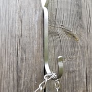 3.5 Flat S-Hooks, 2 Hooks, Zinc, Peerless Chain Company, #4735239C
