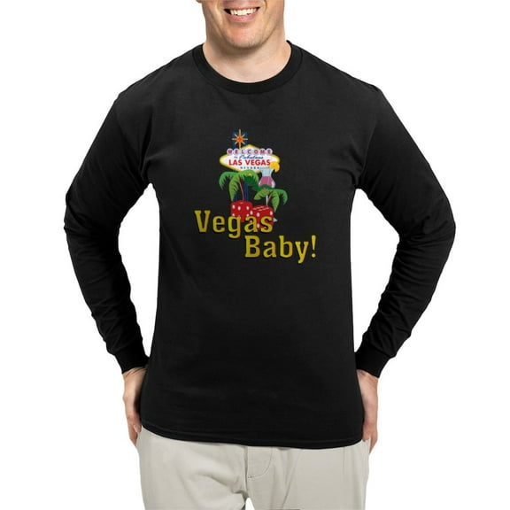 CafePress - Vegas Baby Final Long Sleeve Dark T Shirt - Long Sleeve Dark T-Shirt