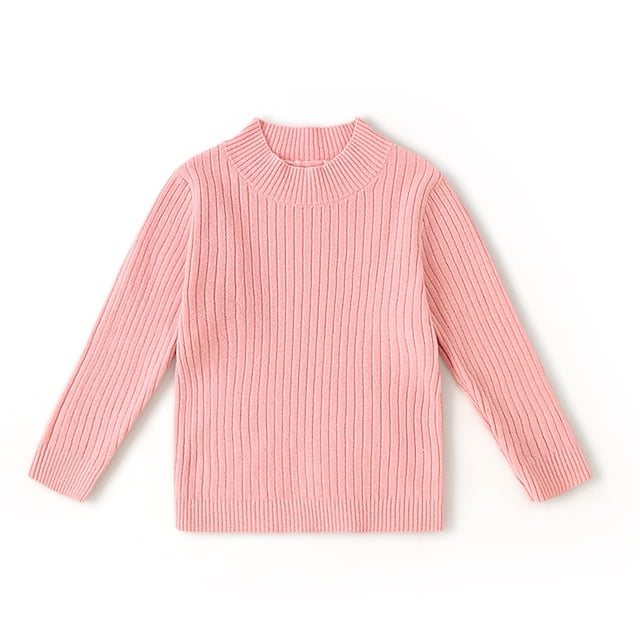 Girls Sweaters for Children - Design for Fall and Winter - Stylish Long Sleeve Sweater for Everyday Wear