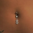 2024 Jewelry European And American Trend Dollar Navel Ring Sexy