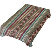 SKYSONIC Mexican Tablecloth Mexican Serape Blanket for Mexican Party Wedding Cinco De Mayo Fiesta Decorations Outdoor Picnics Dining Table Cover, Large Square Table Cloth 54x72In