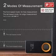 HOTO 98ft Laser Measuring Tool, Digital Laser Distance Tape Measure Tool, ±2mm Accuracy Black
