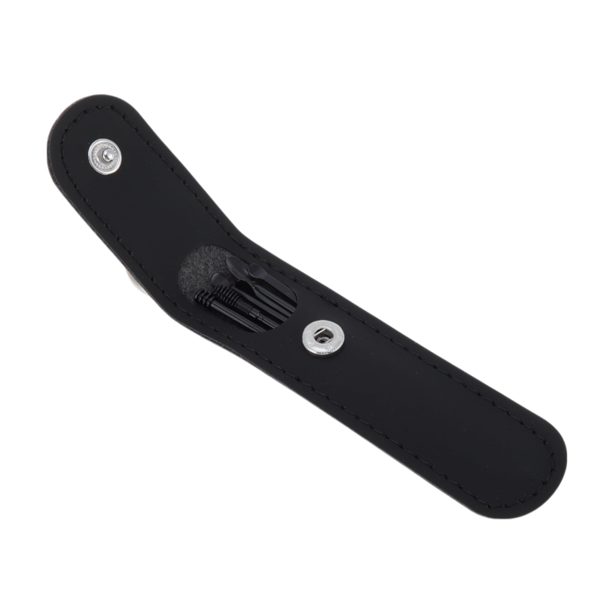 Unique Bargains Portable Earwax Cleaning Tool Kit 6Pcs Black