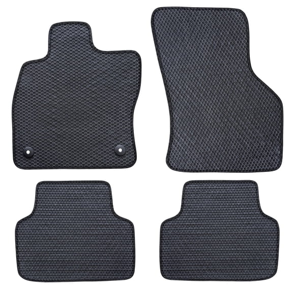 All Weather Floor Mats for 2019 to 2026 Volkswagen Jetta, Front and Rear