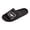 Black, variant on ibiyuan Bedroom Slippers Womens Slides Flexible Beach Shoes Men Non Open Toe on Sandals Women Cushioned Thick Sole