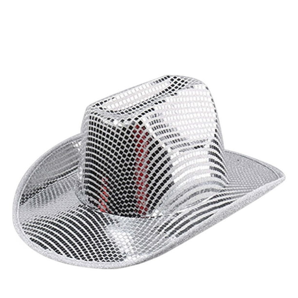 Sombreros Sombrero de mezclilla rojo navideño para mujer Sombrero de moda Sombrero de mezclilla con copos de nieve brillantes de Papá Noel Sombrero de poliéster para mujer