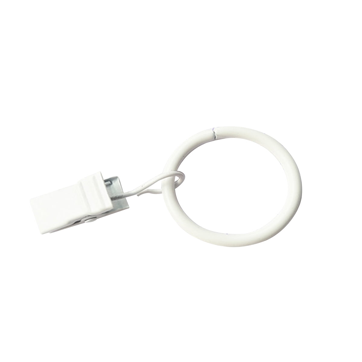 Pinces Rideau Noir Lot 25 Anneaux Rideau Avec Pinces - Métal Noir 32mm - Œillet Pour Rideaux Anneaux Rideaux Avec Pince