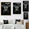 thumbnail image 4 of Designart "Antelope Photo Animal II" Animals Floater Framed Wall Art Living Room, 4 of 7