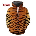 thumbnail image 2 of Sudadera con capucha con estampado de tigre y leopardo para hombre, divertida sudadera informal de manga larga con estampado 3D de animales, jersey de gran tamaño con capucha, 2 of 5