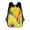 Color-3, variant on Abstract Colorful Paint Splashes Backpack Backpack Student Backpack Cartoon Canvas Backpack