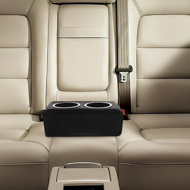 unbranded Portavasos Para Asiento Trasero De Auto Con Expansora Y Almacenamiento Para Bebidas Y Objetos