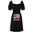thumbnail image 6 of American Flag Chicken Lover USA 4th Of July Animal Lover Sleeveless Dress luxury woman evening dress Aesthetic clothing, 6 of 7
