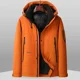 thumbnail image 1 of Chaqueta de invierno con capucha gruesa para hombre y mujer, 2024, cálida, para exteriores, para parejas, nueva, 1 of 3