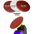 thumbnail image 4 of 30-Piece Drill Bit Sanding Attachment Sandpaper 60/80/100 and 5 inch Back Pad Set, Elec_wm25, 4 of 8
