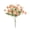 Taupe, variant on 1 Pc 12.2" Compact Multi-Head Artificial Flowers Bouquet, Silk Mini Carnations Wildflower Bush for Tabletop Vase Decor, Elegant Champagne Gold