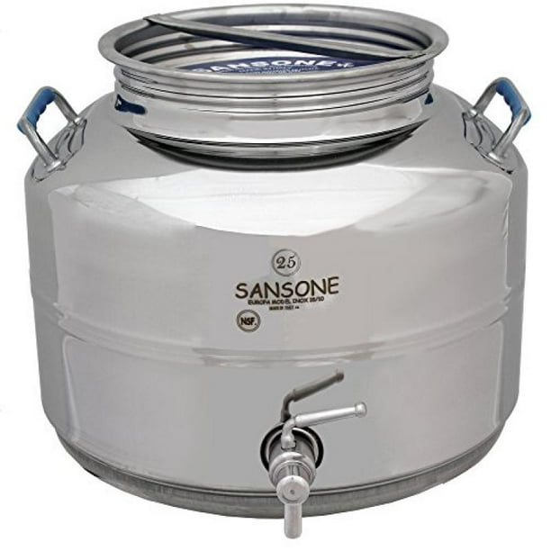 Sansone SA00251L Stainless Steel NSF Certified Fusti Water Cooler with