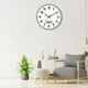 thumbnail image 5 of Reloj de Pared Digital de 12 Pulgadas con Hora, Día de la Semana y Temperatura. Silencioso, Funciona con Pilas., 5 of 8