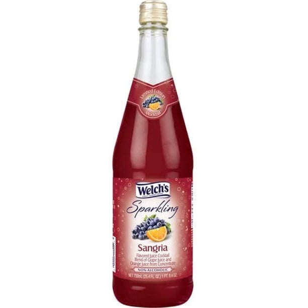 Welch’S NonAlcoholic Sparkling Sangria Juice Cocktail, 25.4 Fl Oz