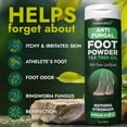 thumbnail image 2 of Antifungal Foot Powder with Miconazole Nitrate 2% & Tea Tree Oil for Fungus Treatment | Soothes Itchy Skin, Controls Odor & Prevents Reinfection, 2 of 6