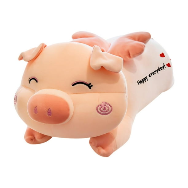 Cerdo de peluche suave, muñeco de peluche, decoración de cerdo, animal de peluche abrazable para acurrucarse 60cm