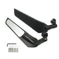 thumbnail image 1 of Labymos 2pcs Motorcycle Modified Wind Swivel Wing Universal Rearview Mirror Spoiler 90° Rotating Adjustable Side, 1 of 5