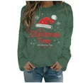 thumbnail image 1 of WEAIXIMIUNG Ladies' Winter Floral Print Sweatshirt Long Sleeve Christmas Top, 1 of 4
