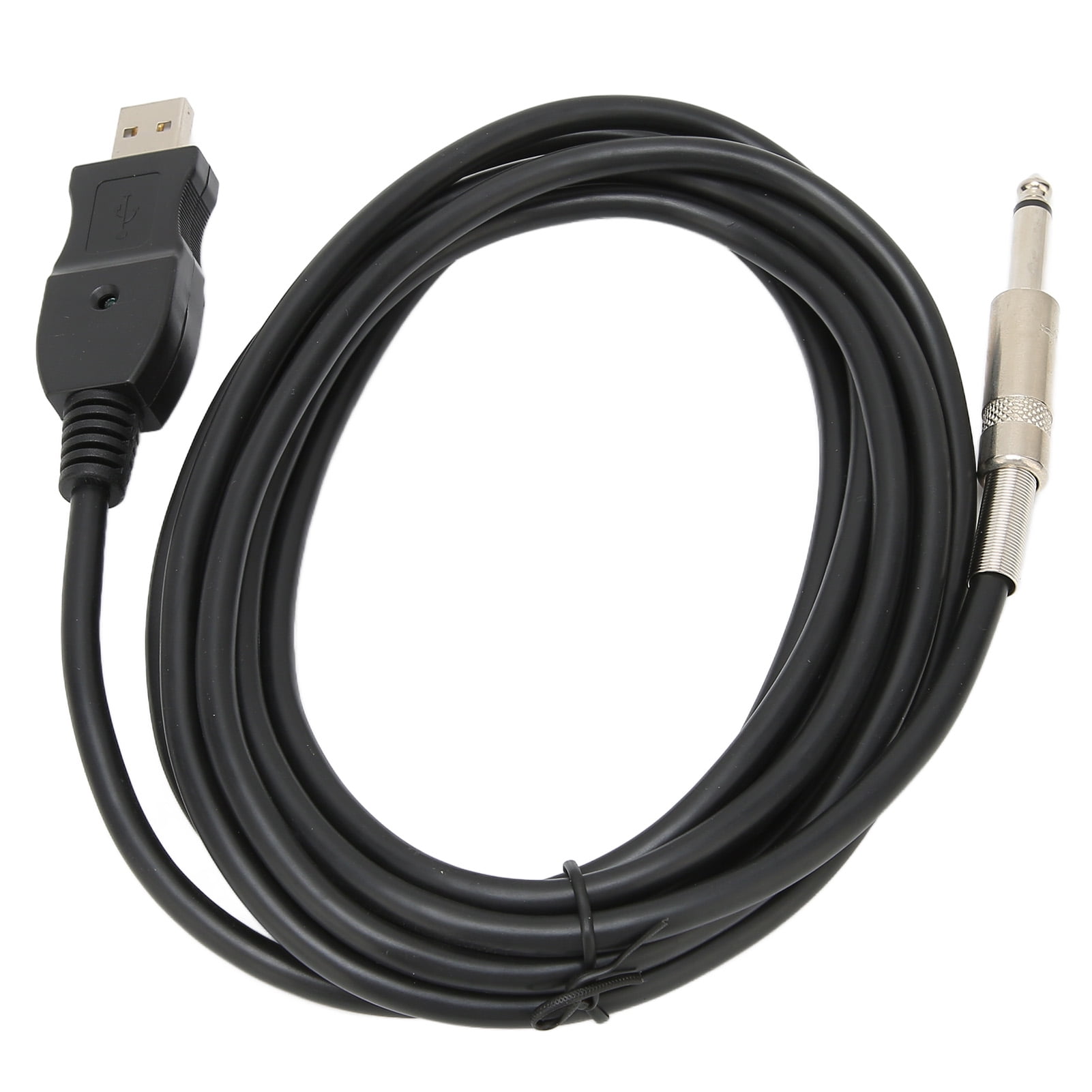 Octpeak USB Guitar Cable USB Interface Male To 6.35mm Mono Male Electric Guitar Cable For Instrument Recording Singing /9.8ft,USB Guitar Cord,3Meters Guitar Audio Cable