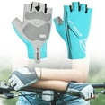 thumbnail image 5 of 2 Pcs Gants de Cyclisme Élastiques Non Irritants Antichoc Demi-Doigt pour Exercice, 5 of 5