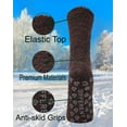 thumbnail image 3 of 6 Pairs Men’s Women Soft Winter Cozy Fuzzy Slipper Socks, Soft Hospital Lounge Crew Socks, 3 of 3