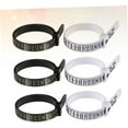 thumbnail image 4 of 10pcs Us Ring Measurements Ring Size Guide Finger Size Measuring Tool Ring Gauge Sizer Us Ring Measurer Finger Ring Measure Jewelry Sizers White Man or Measuring Circle Wristband, 4 of 5