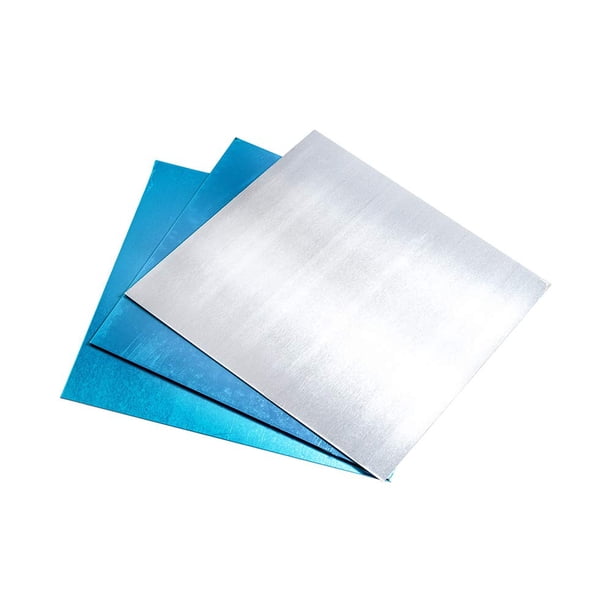 12 láminas finas de aluminio sin chapar para practicar joyería, estampado, repujado y grabado a mano (15 cm)