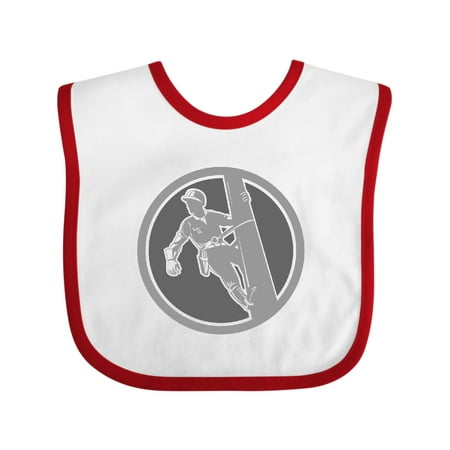 

Inktastic Lineman Job Line Worker Boys Baby Bib