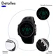thumbnail image 3 of Reloj de pulsera Skmei 1251 de cuerpo color negro, digital, para hombre, fondo negro, con correa de poliuretano color negro, dial gris, minutero/segundero rojo y blanco, bisel color negro, luz verde y, 3 of 8