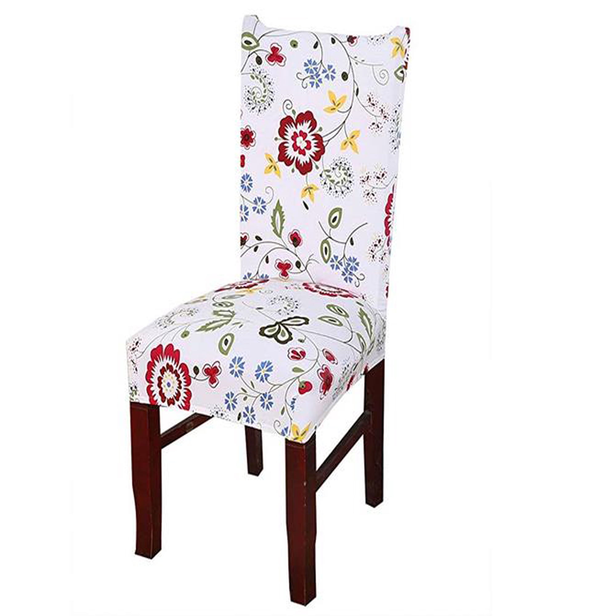 Spring hue Floral Print Chair Covers Home Dining Multifunctional Spandex