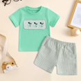 thumbnail image 4 of Futezty Toddler Boys Clothes Summer Outfit Sets, Baby Boys Spring Summer Print Letter Cotton Short Sleeve Tshirt Shorts Outfits Clothes, 4 of 6