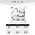 thumbnail image 4 of ZICANCN Cars Road Street Decorative Throw Pillow Covers , Couch Sofa Decorative Knit Pillow Covers for Living Room Farmhouse 16"x16", 4 of 8