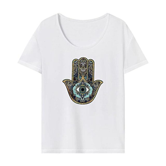 Camiseta de cuello redondo para mujer, camiseta básica suave para trabajo de oficina, viaje de vacaciones S