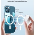 thumbnail image 2 of Magnetic Case for iPhone 15 PRO MAX, Compatible with MagSafe Wireless Charging, Shockproof Phone Bumper Cover, Anti-Scratch Clearview, 2 of 7
