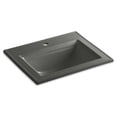 thumbnail image 4 of Kohler 2337-1-NY 22.75 in. Rectangular Drop-In Bathroom Sink with 1-Hole - Dune, 4 of 8