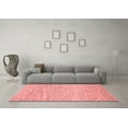 thumbnail image 3 of Ahgly Company Indoor Square Abstract Red Contemporary Area Rugs, 4' Square, 3 of 4