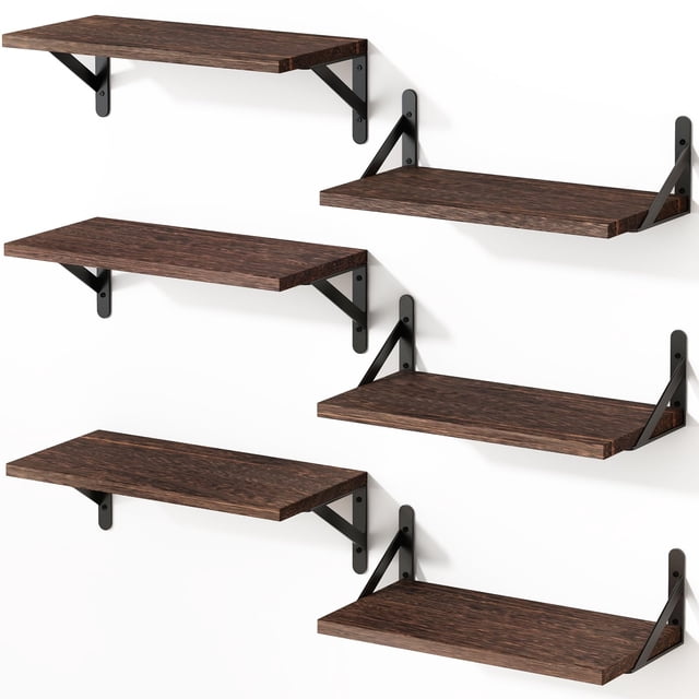 Estantes flotantes YGEOMER de 42 cm para pared, dormitorio y baño (6)