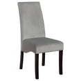 thumbnail image 3 of Stanton Velvet Upholstered Dining Side Chair Grey (Set of 2), 3 of 8