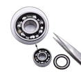 thumbnail image 3 of Rollerex Titan 608-2RS Pre-Lubricated Skate Wheel Bearings – for Roller Skates, Inline Skates, Roller Blades, Scooters, RipStiks & Skateboards (Chrome Steel, 20-Pack), 3 of 4