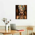 African American Canvas Wall Art Fashion Black Girl Wall Decor