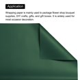 thumbnail image 4 of Papel de Regalo Nacarado Verde Oscuro 22,8x22,8 Pulgadas Paquete de 20 Unique Bargains, 4 of 6