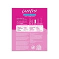 CAREFREE® Panty Liners, Regular, Flat, Unscented, 8 Hour Odor Control