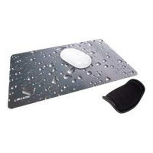 Allsop Widescreen Mouse Pad Goutte de Pluie Métallique - Tapis de Souris