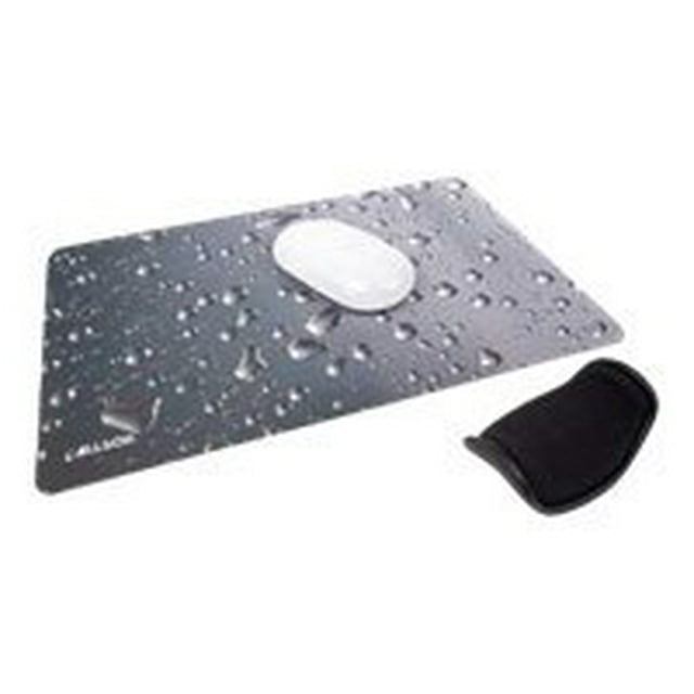 Allsop Widescreen Mouse Pad Goutte de Pluie Métallique - Tapis de Souris