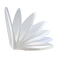 thumbnail image 3 of BathDecor Slow Close Plastic Elongated Contemporary Design Toilet Seat with a Closed Front and Release 'N' Clean Hinge, Cotton White, 3 of 4